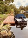 Uferbefestigung Boot